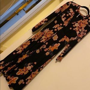 Free People button up midi dress